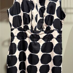 Banana Republic Black and White Sheath Mini Dress